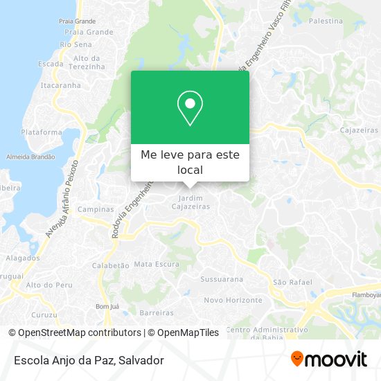 Escola Anjo da Paz mapa