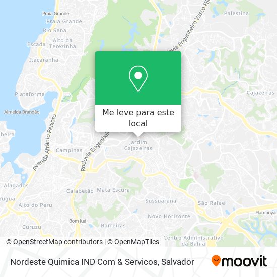 Nordeste Quimica IND Com & Servicos mapa