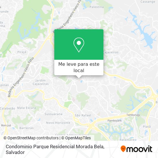 Condominio Parque Residencial Morada Bela mapa