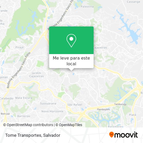 Tome Transportes mapa