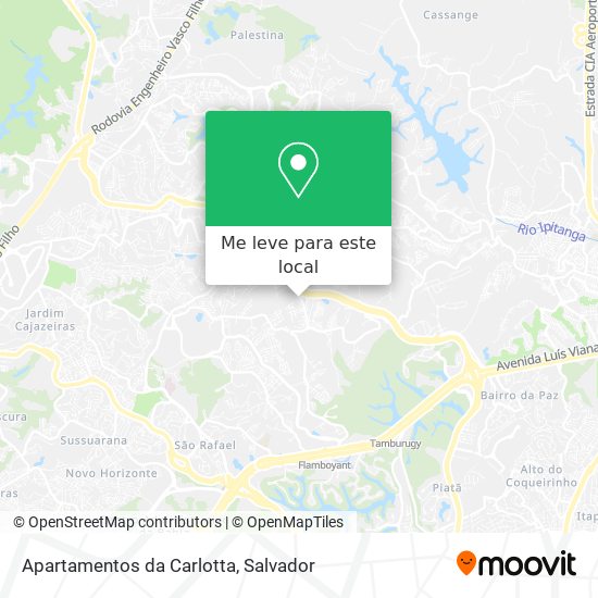 Apartamentos da Carlotta mapa