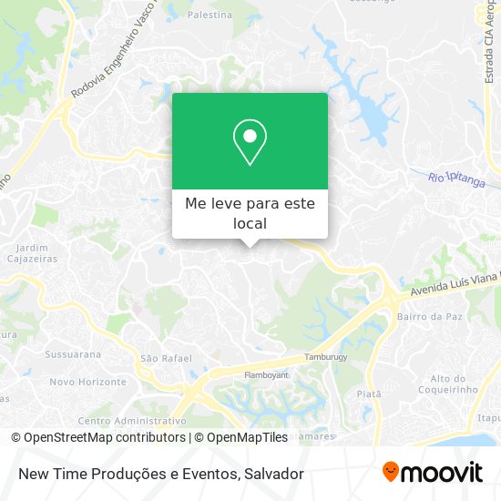 New Time Produções e Eventos mapa