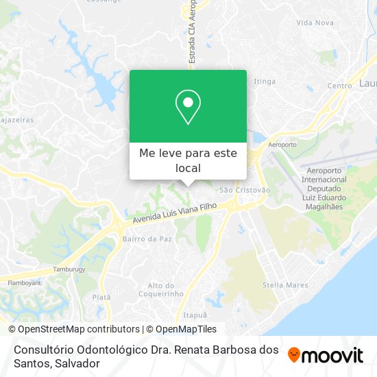 Consultório Odontológico Dra. Renata Barbosa dos Santos mapa