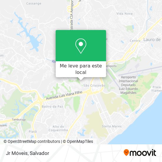 Jr Móveis mapa