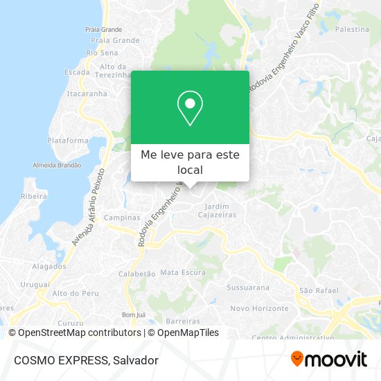 COSMO EXPRESS mapa