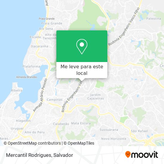 Mercantil Rodrigues mapa