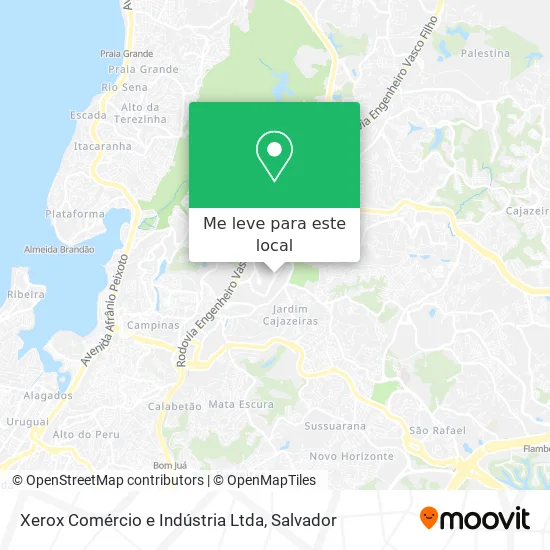 Xerox Comércio e Indústria Ltda mapa