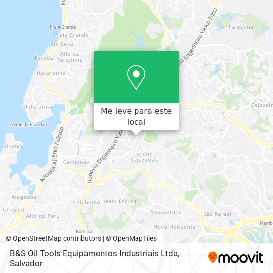 B&S Oil Tools Equipamentos Industriais Ltda mapa