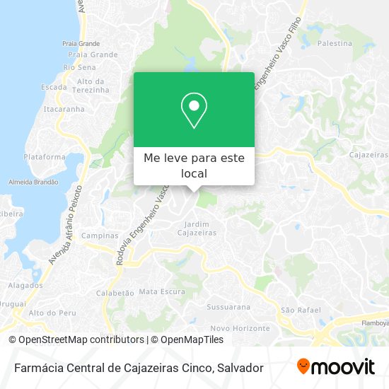 Farmácia Central de Cajazeiras Cinco mapa