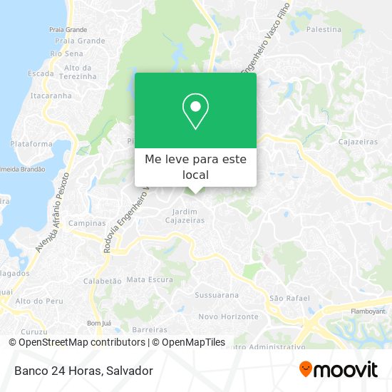 Banco 24 Horas mapa