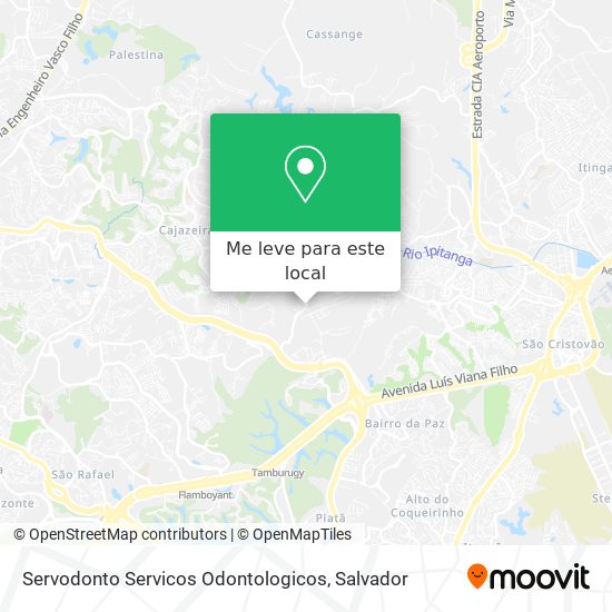 Servodonto Servicos Odontologicos mapa