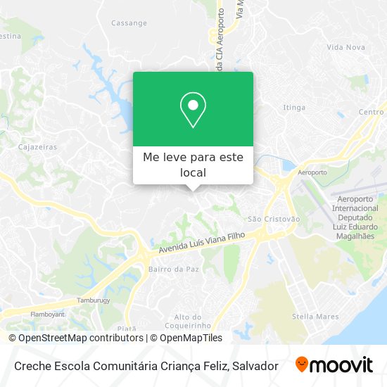Creche Escola Comunitária Criança Feliz mapa