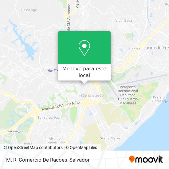 M. R. Comercio De Racoes mapa