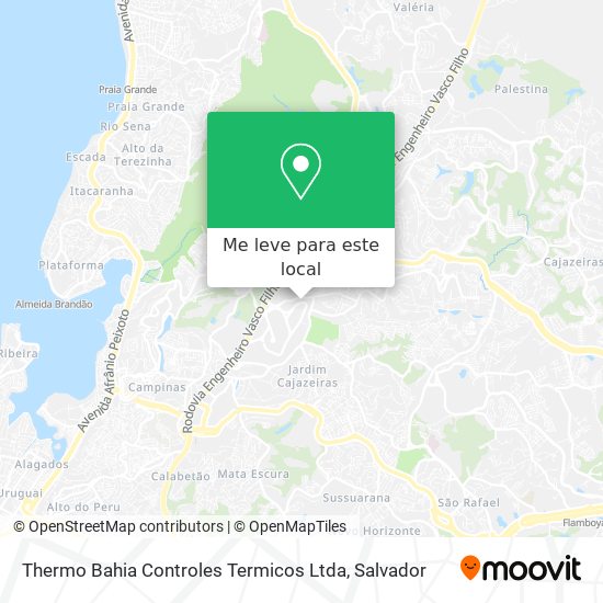 Thermo Bahia Controles Termicos Ltda mapa