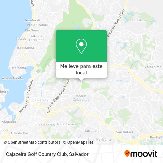 Cajazeira Golf Country Club mapa