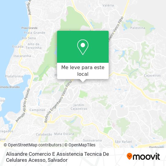 Alisandre Comercio E Assistencia Tecnica De Celulares Acesso mapa