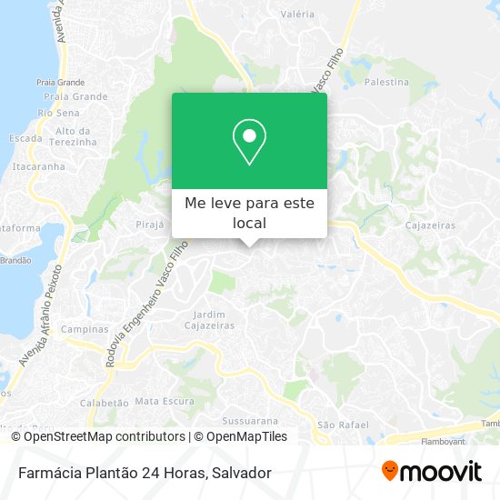 Farmácia Plantão 24 Horas mapa
