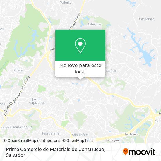 Prime Comercio de Materiais de Construcao mapa