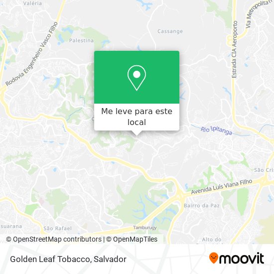 Golden Leaf Tobacco mapa