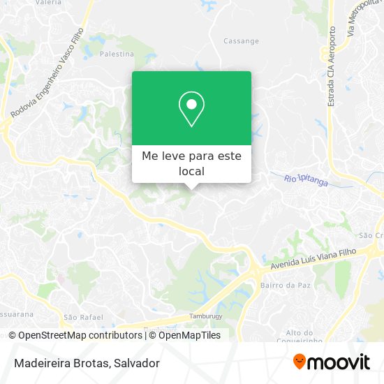 Madeireira Brotas mapa