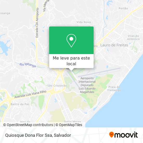 Quiosque Dona Flor Ssa mapa