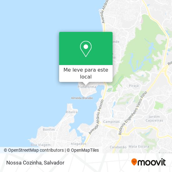 Nossa Cozinha mapa