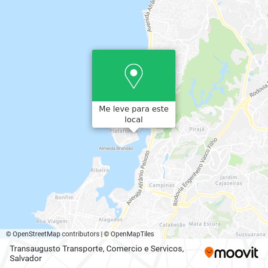 Transaugusto Transporte, Comercio e Servicos mapa