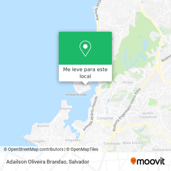 Adailson Oliveira Brandao mapa