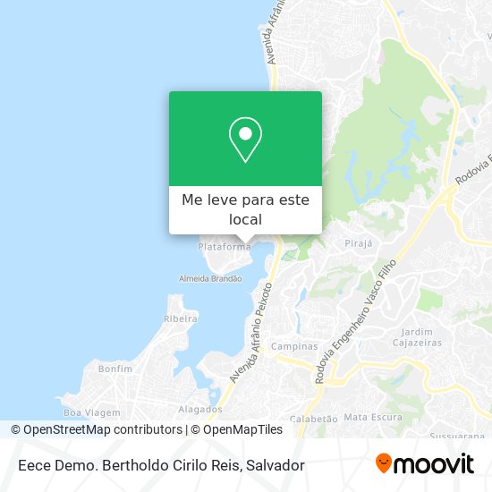Eece Demo. Bertholdo Cirilo Reis mapa