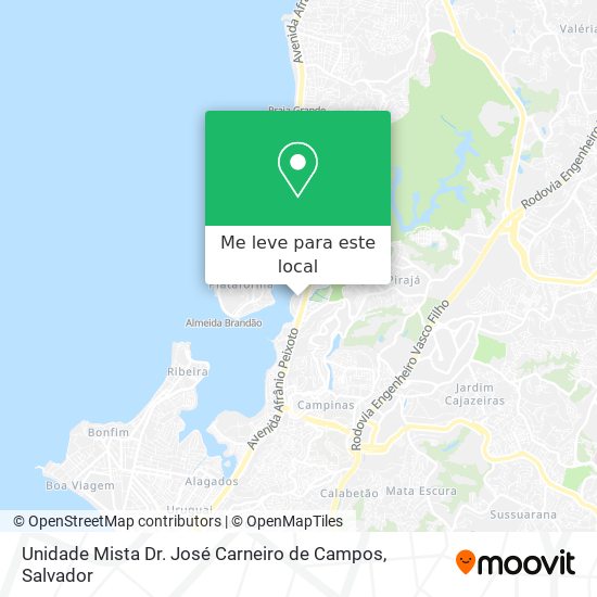 Unidade Mista Dr. José Carneiro de Campos mapa