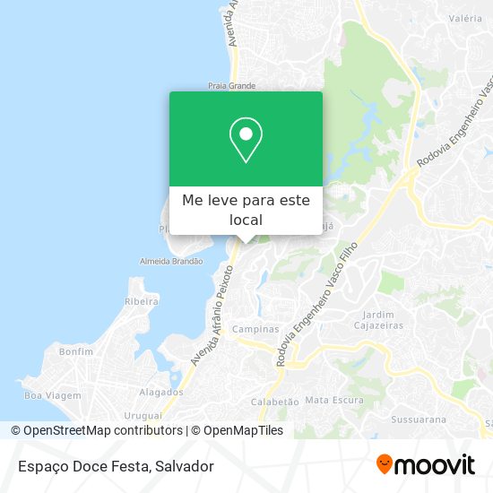 Espaço Doce Festa mapa