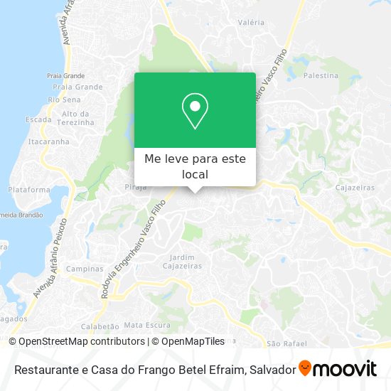Restaurante e Casa do Frango Betel Efraim mapa