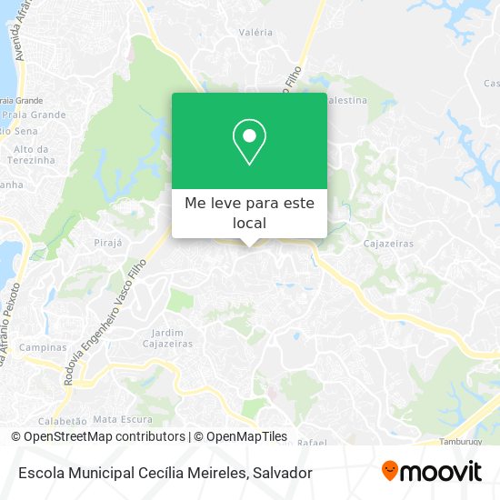 Escola Municipal Cecília Meireles mapa