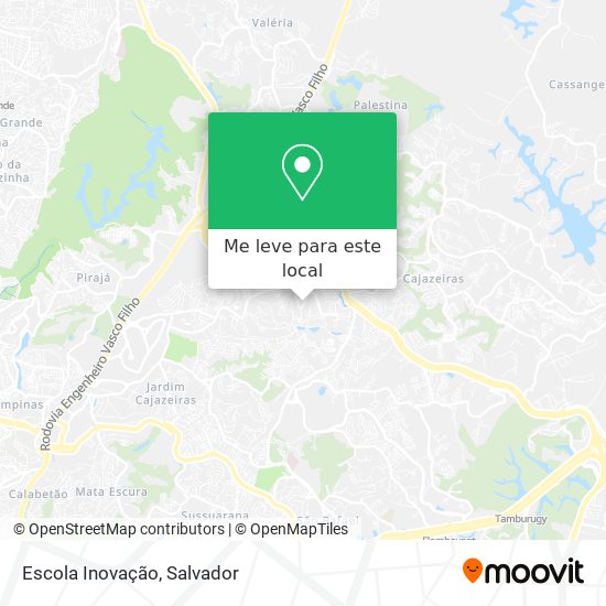 Escola Inovação mapa