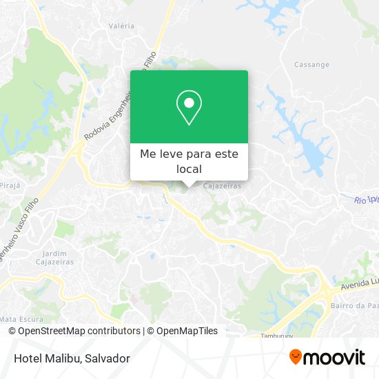 Hotel Malibu mapa
