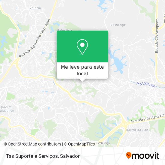 Tss Suporte e Serviços mapa
