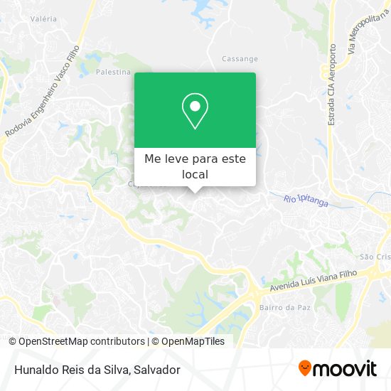 Hunaldo Reis da Silva mapa