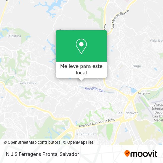 N J S Ferragens Pronta mapa