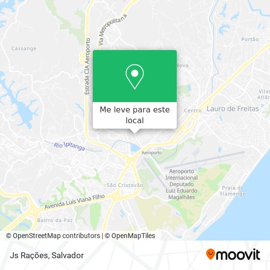 Js Rações mapa