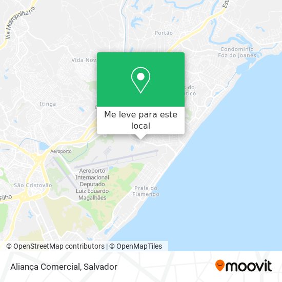 Aliança Comercial mapa