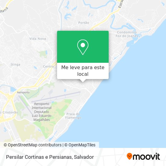 Persilar Cortinas e Persianas mapa