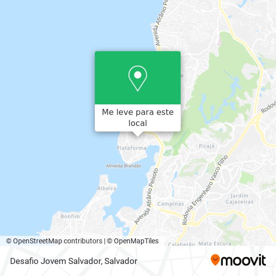 Desafio Jovem Salvador mapa