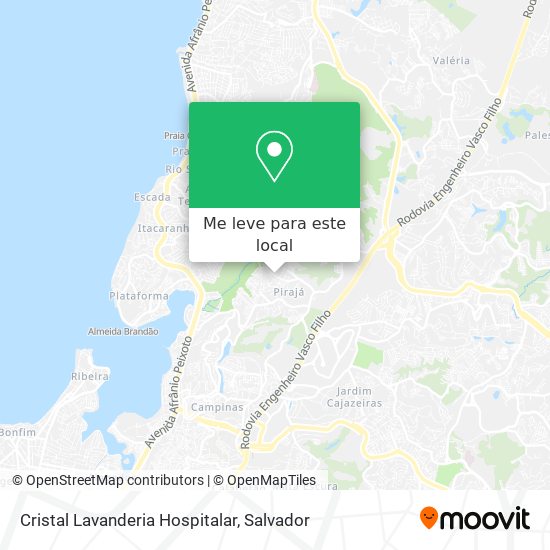 Cristal Lavanderia Hospitalar mapa