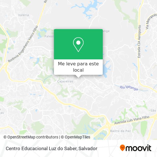 Centro Educacional Luz do Saber mapa