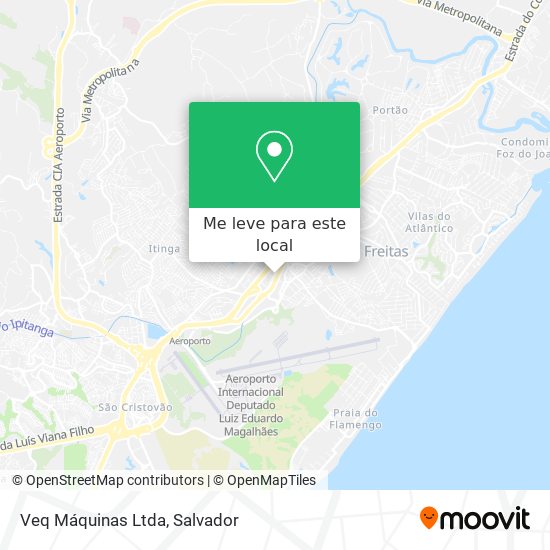 Veq Máquinas Ltda mapa