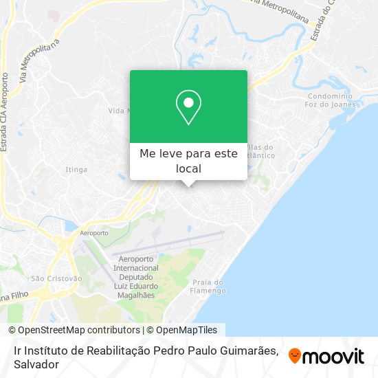 Ir Instítuto de Reabilitação Pedro Paulo Guimarães mapa