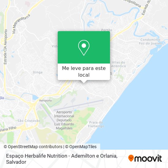 Espaço Herbalife Nutrition - Ademilton e Orlania mapa