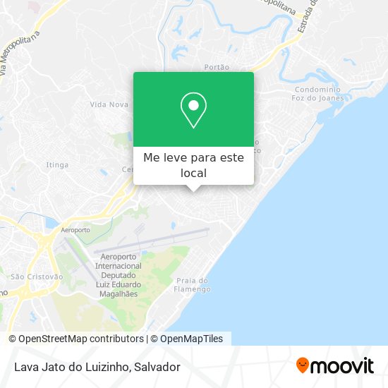 Lava Jato do Luizinho mapa