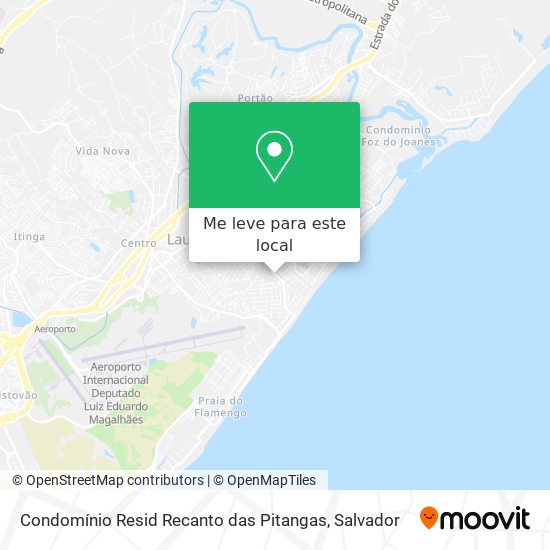 Condomínio Resid Recanto das Pitangas mapa