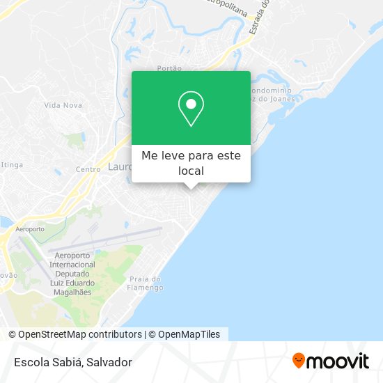 Escola Sabiá mapa